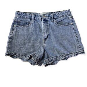 Harper Heritage by Francesca's Blue Denim Jean Shorts Size 28 High Rise